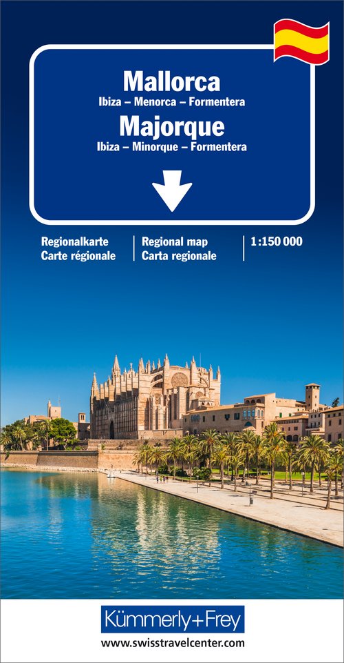 Spanien, Mallorca, Strassenkarte 1:150'000