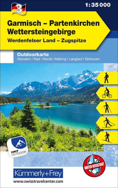 Allemagne, Garmisch - Partenkirchen, Nr. 3, Carte outdoor 1:35'000