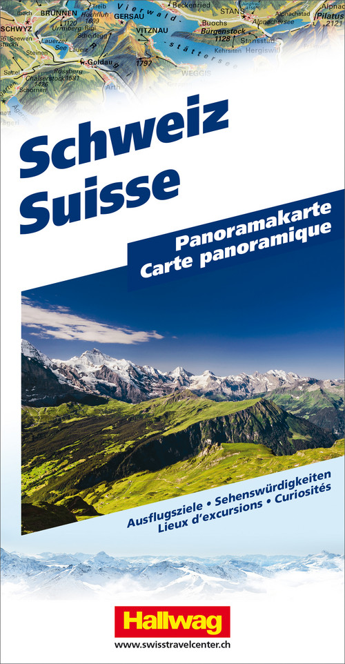 Suisse, carte panoramique