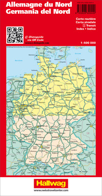 Deutschland (Nord), Strassenkarte 1:500'000