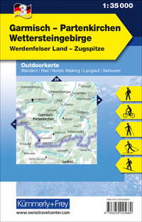 Allemagne, Garmisch - Partenkirchen, Nr. 3, Carte outdoor 1:35'000