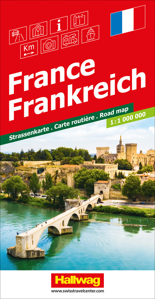 Frankreich, Strassenkarte 1:1 Mio.