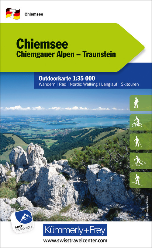 07 Chiemsee, Outdoorkarte Deutschland 1:35 000