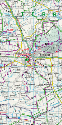 Germany, Teutoburg Forest, No. 45, Outdoor map 1:50'000 Germany, Teutoburg Forest, No. 45, Outdoor map 1:50'000
