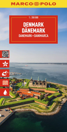 MARCO POLO Reisekarte Dänemark 1:350.000
