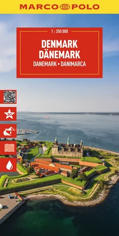 MARCO POLO Reisekarte Dänemark 1:350.000