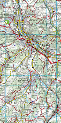 Schweiz, Basel-Aarau, Basel-Landschaft, Nr. 04, Wanderkarte 1:60'000 Schweiz, Basel-Aarau, Basel-Landschaft, Nr. 04, Wanderkarte 1:60'000