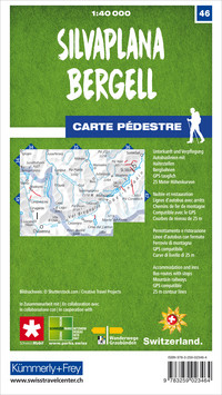 Switzerland, Silvaplana - Bergell, No. 46, Hiking Map 1:40,000 Switzerland, Silvaplana - Bergell, No. 46, Hiking Map 1:40,000
