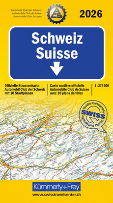 Schweiz 2026, Strassenkarte ACS 1:275'000