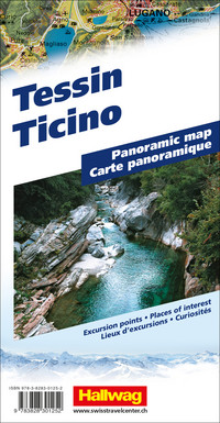 Tessin Carte panoramique