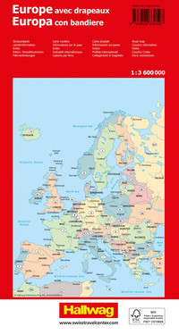 Europe, road map 1:3,6 Mio. Europe, road map 1:3,6 Mio.