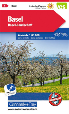 Schweiz, Basel, Basel Landschaft, Nr. 4, Velokarte 1:60'000