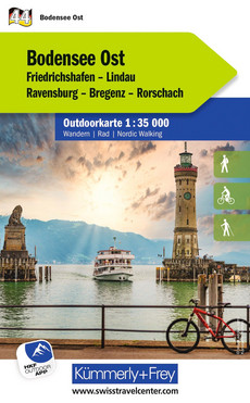 Allemagne 2025, lac de Constance Est, n° 44, carte outdoor 1:35'000
