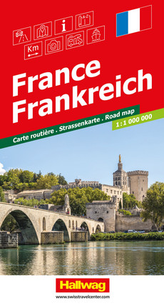 France, Road Map 1:1,000,000