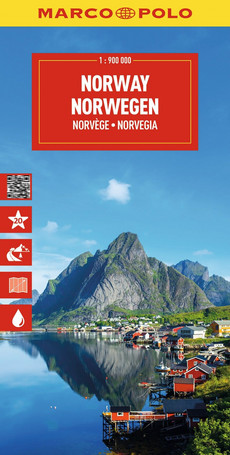 MARCO POLO Reisekarte Norwegen 1:900.000