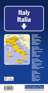 Italien, Strassenkarte 1:1Mio. Italien, Strassenkarte 1:1Mio.