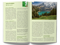 Suisse, Guide de randonnée Raus et Wandern Via Alpina Suisse, Guide de randonnée Raus et Wandern Via Alpina