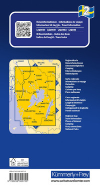 Schweden Südwest, Göteborg - Vänersee - Karlstad, Nr. 2, Strassenkarte 1:250'000 Schweden Südwest, Göteborg - Vänersee - Karlstad, Nr. 2, Strassenkarte 1:250'000