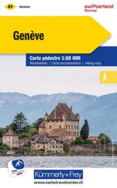 Switzerland, Geneva, No. 21, Hiking Map 1:60'000