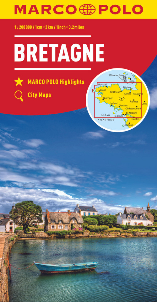 MARCO POLO Karte Bretagne 1:200 000