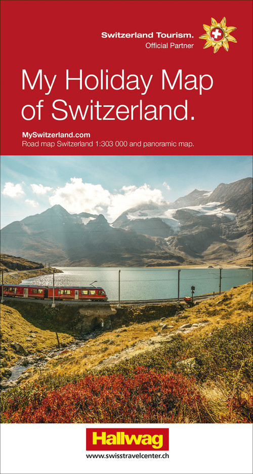 Meine Ferienkarte Schweiz Strassenkarte 1:303 000
