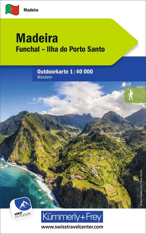 Portugal, Madeira, Outdoorkarte 1:40'000 Portugal, Madeira, Outdoorkarte 1:40'000