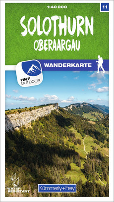 Schweiz, Solothurn, Nr. 11, Wanderkarte 1:40'000