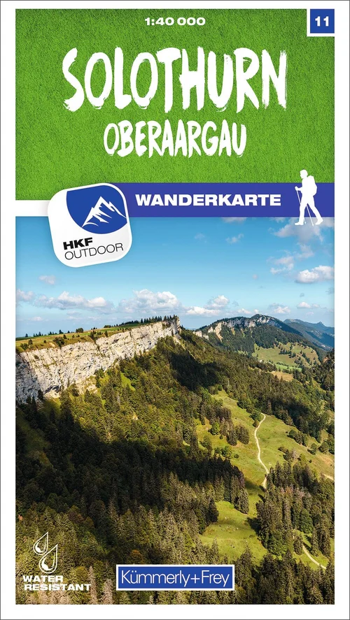 Schweiz, Solothurn, Nr. 11, Wanderkarte 1:40'000 Schweiz, Solothurn, Nr. 11, Wanderkarte 1:40'000