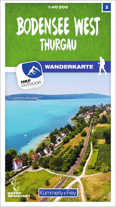 Schweiz, Bodensee West, Nr. 2, Wanderkarte 1:40'000