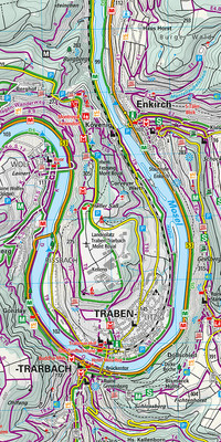 Germany, Mittelmosel,Trier bis Zell, Nr. 22, Outdoor map 1:35'000 Germany, Mittelmosel,Trier bis Zell, Nr. 22, Outdoor map 1:35'000