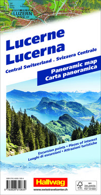 Schweiz, Luzern, Zentralschweiz, Panoramakarte Schweiz, Luzern, Zentralschweiz, Panoramakarte