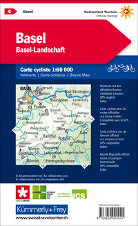 Schweiz, Basel, Basel Landschaft, Nr. 4, Velokarte 1:60'000 Schweiz, Basel, Basel Landschaft, Nr. 4, Velokarte 1:60'000