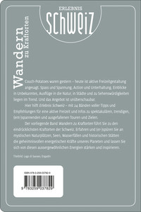 Schweiz, Wandern zu Kraftorten, Wanderführer Erlebnis Schweiz