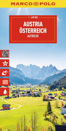 MARCO POLO Reisekarte Österreich 1:400.000