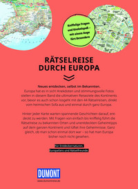DUMONT Bildband Landkarten-Rätselreise Europa