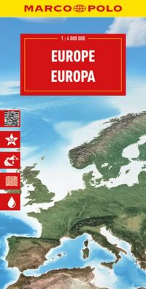 MARCO POLO Reisekarte Europa 1:4 Mio.
