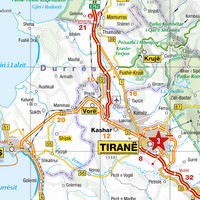 MARCO POLO Reisekarte Albanien, Nordmazedonien 1:450.000