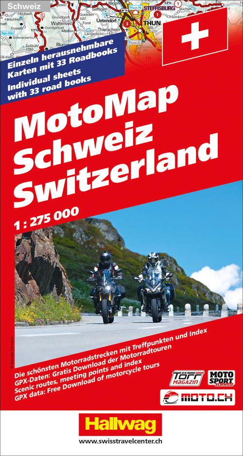 Suisse MotoMap 1:275 000
