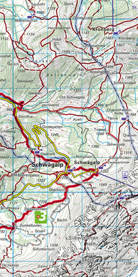 Switzerland, Appenzell - Säntis - St. Gallen, No. 9, hiking map 1:40,000