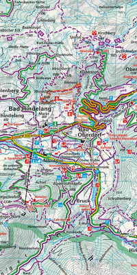 Germany, Oberstdorf Kleinwalsertal, Nr. 1, Outdoor map 1:35'000 Germany, Oberstdorf Kleinwalsertal, Nr. 1, Outdoor map 1:35'000