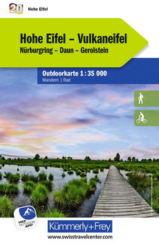 Germany, High Eifel - Vulkaneifel, Nr. 20, Outdoor map 1:35'000