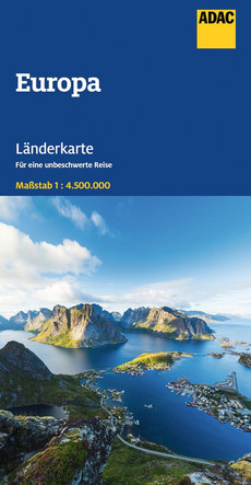 ADAC Länderkarte Europa 1:4,5 Mio.