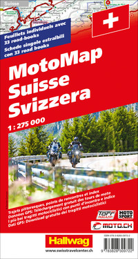 Switzerand MotoMap 1:275 000