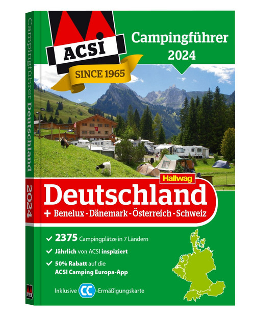 Germany 2024, ACSI Camping Guide / german edition