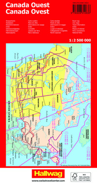 Kanada (West), Strassenkarte 1:2,5Mio.