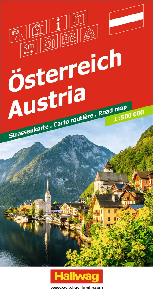 Austria Road map 1:500 000