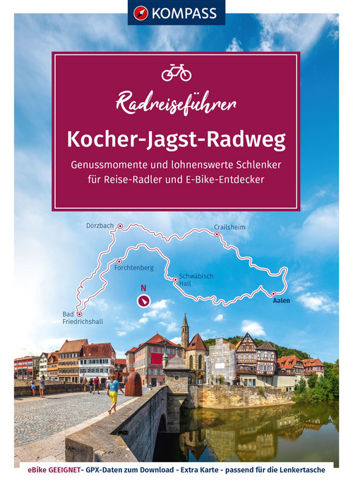 KOMPASS Radreiseführer Kocher-Jagst-Radweg