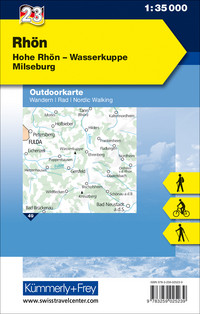 Germany, Rhön, Nr. 23, Outdoor map 1:35'000 Germany, Rhön, Nr. 23, Outdoor map 1:35'000