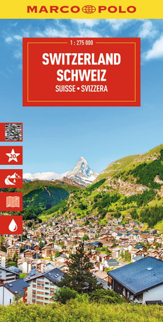 MARCO POLO Reisekarte Schweiz 1:275.000