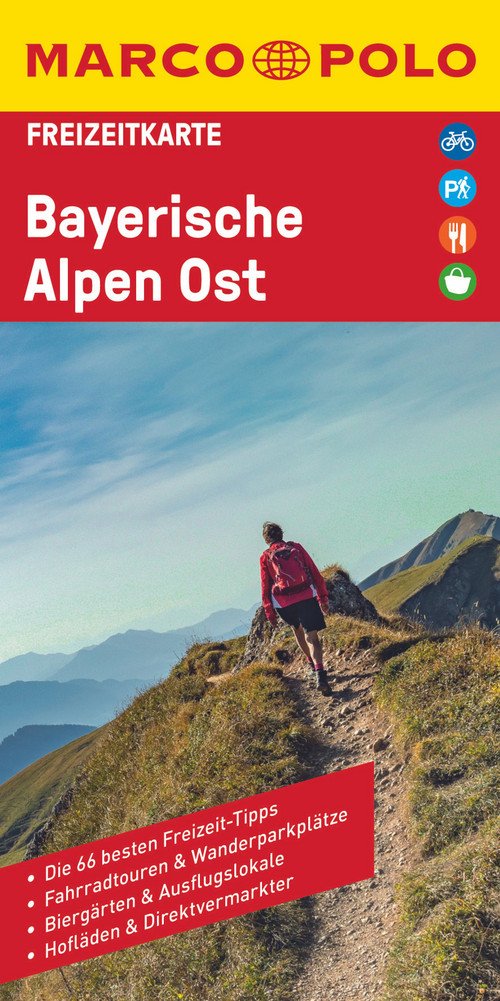 MARCO POLO Freizeitkarte Bayerische Alpen Ost 1:100 000